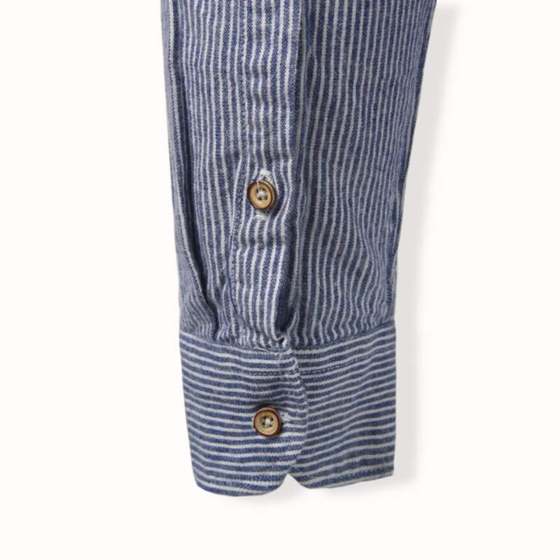 Tashkent Striped Long-sleeve Button Up