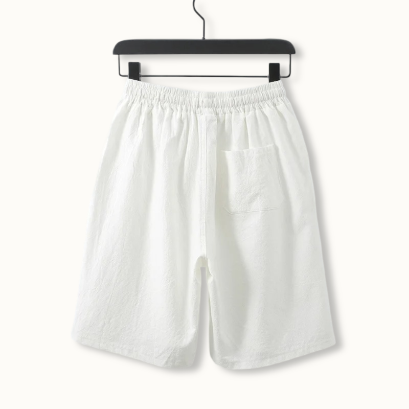 Coastal Comfort Linen Shorts