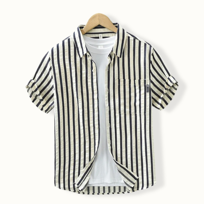Mustla Striped Button Up