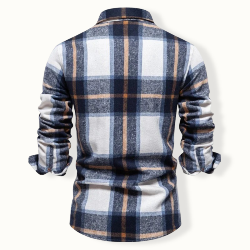 Lore Plaid Double Pocket Button Up