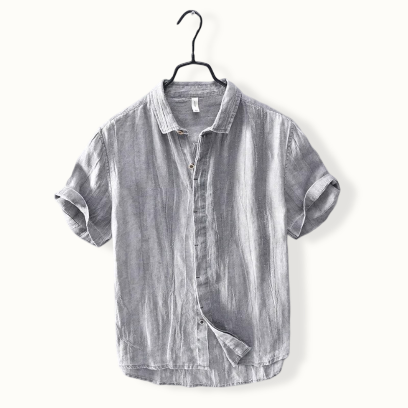 Dakar Casual Short Sleeve Linen Button Up