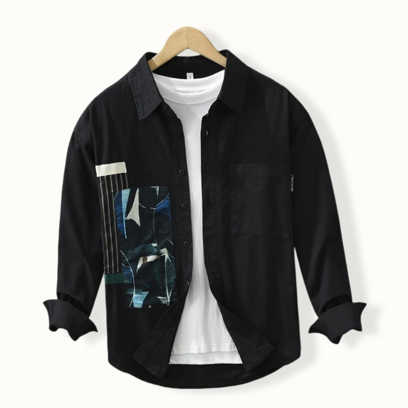 Nevis Vintage Patchwork Button Up