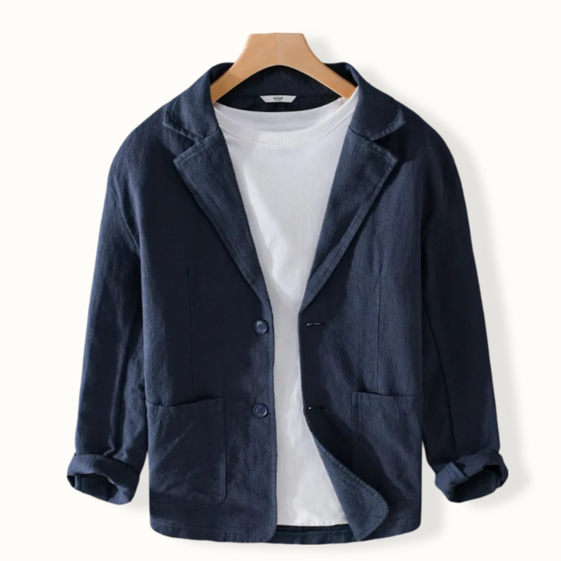 Vientiane Casual Linen Blazer
