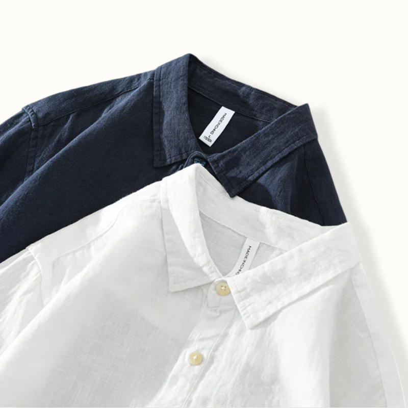 Belgrade Loose Long Sleeve Linen Shirt