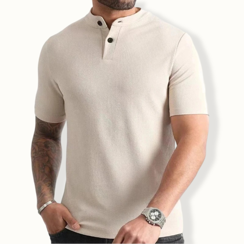 Tirana Casual Henley Collar Polo