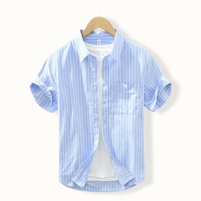 Tallinn Striped Turn Down Button Up