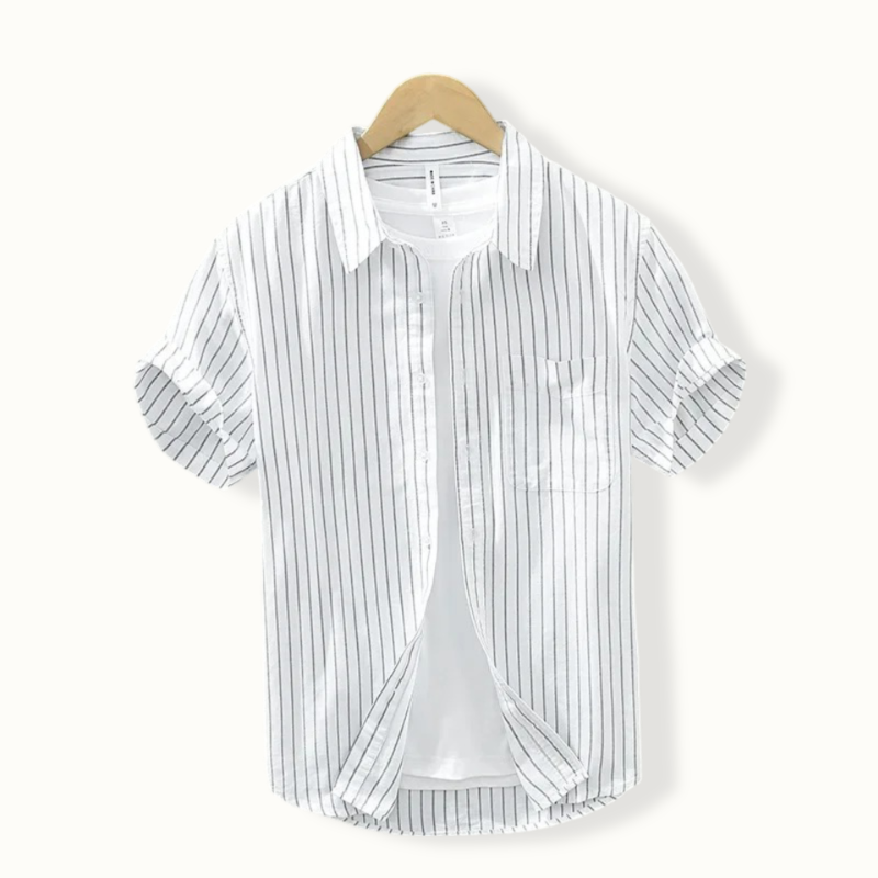 Tallinn Striped Turn Down Button Up
