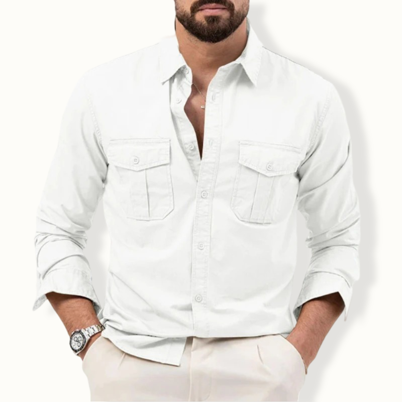 Lesotho Multi Pocket Button Lapel Polo