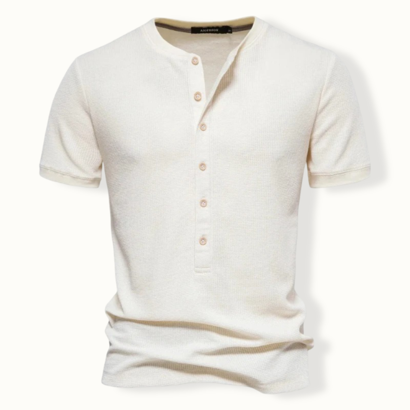 Beacu Waffle Henley Shirt