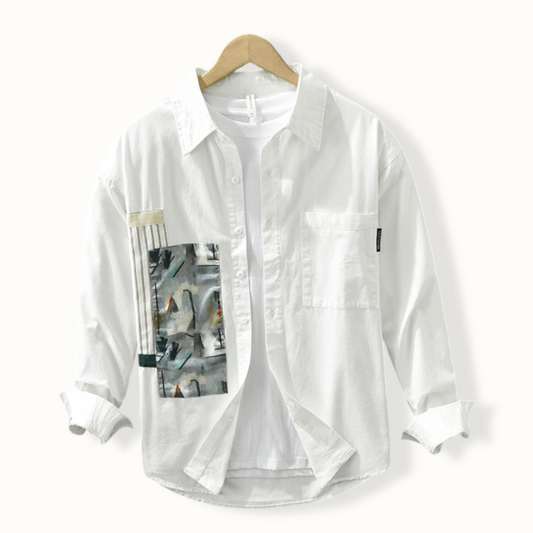 Nevis Vintage Patchwork Button Up