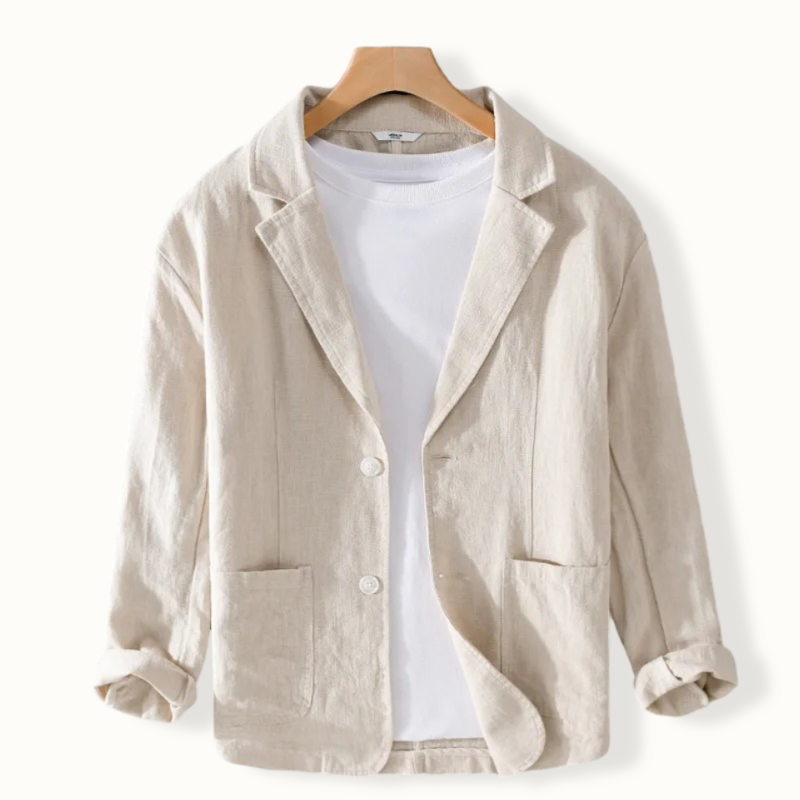 Vientiane Casual Linen Blazer