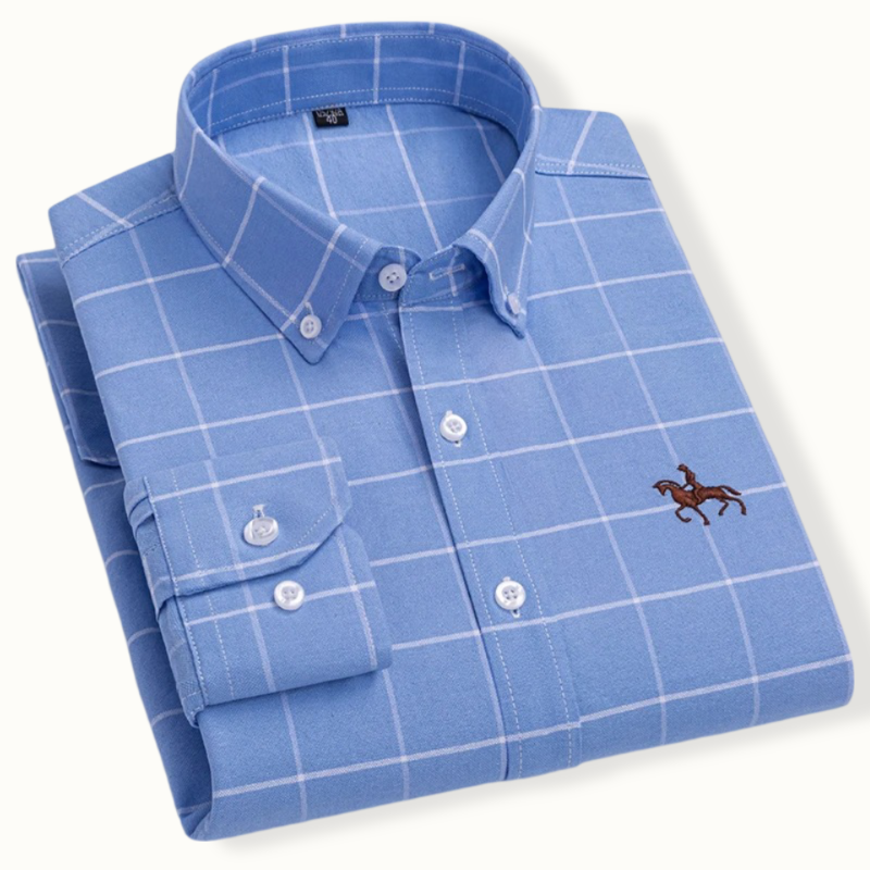 Muscat Single Pocket Plaid Button Up