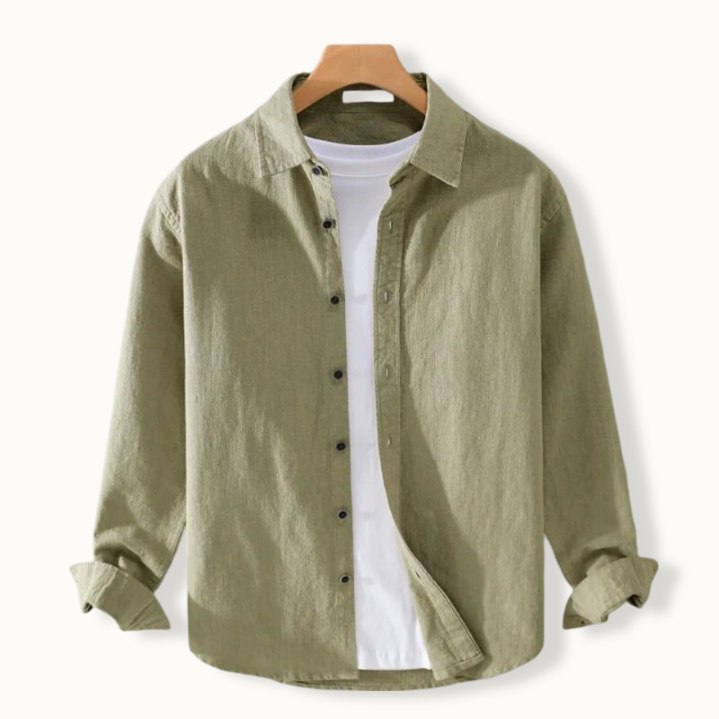 Verona Linen Casual Button Up