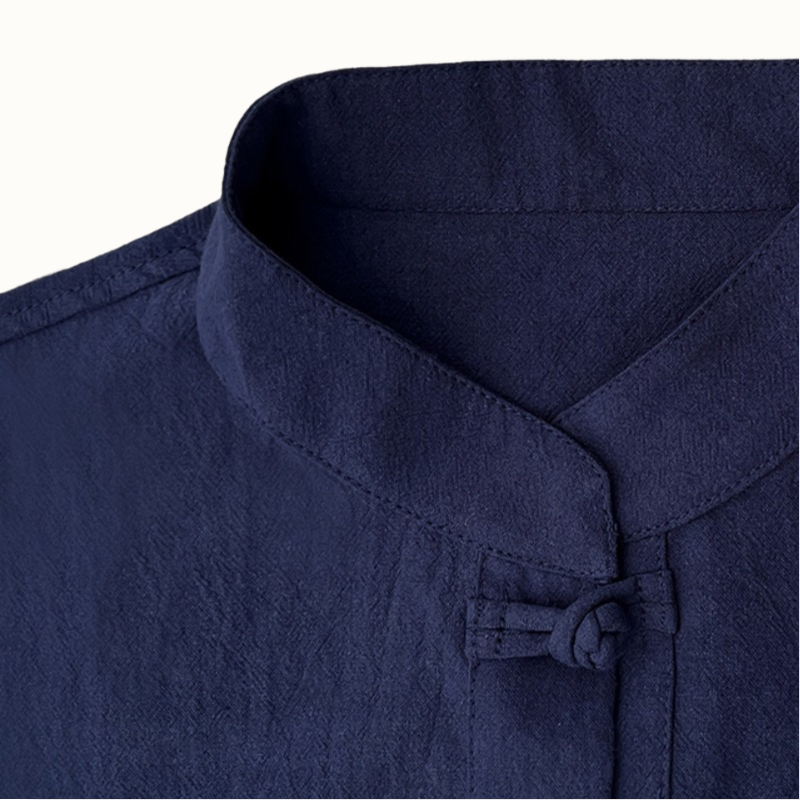 Zephyria Button Up Stand Collar Tang Suit
