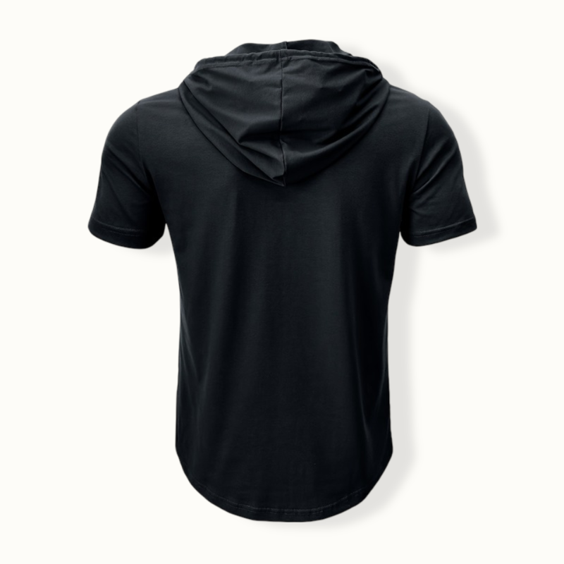 Castries Drawstring Short Sleeve Hoodie