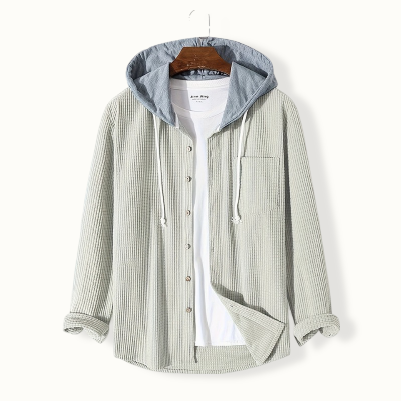 Solterra Button Up Waffle Hoodie