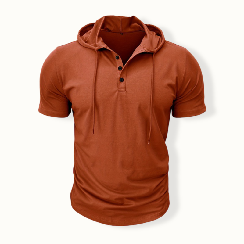 Castries Drawstring Short Sleeve Hoodie