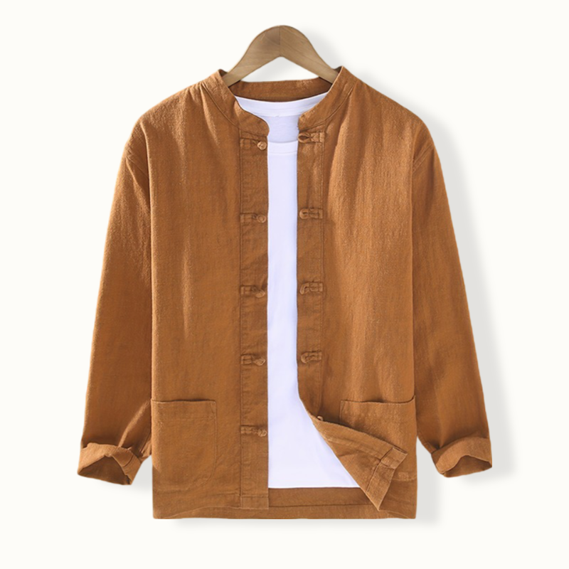Zephyria Button Up Stand Collar Tang Suit