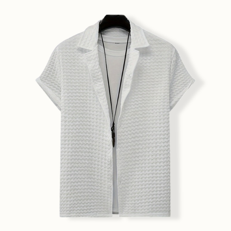 Astana Short Sleeve Lapel Shirt