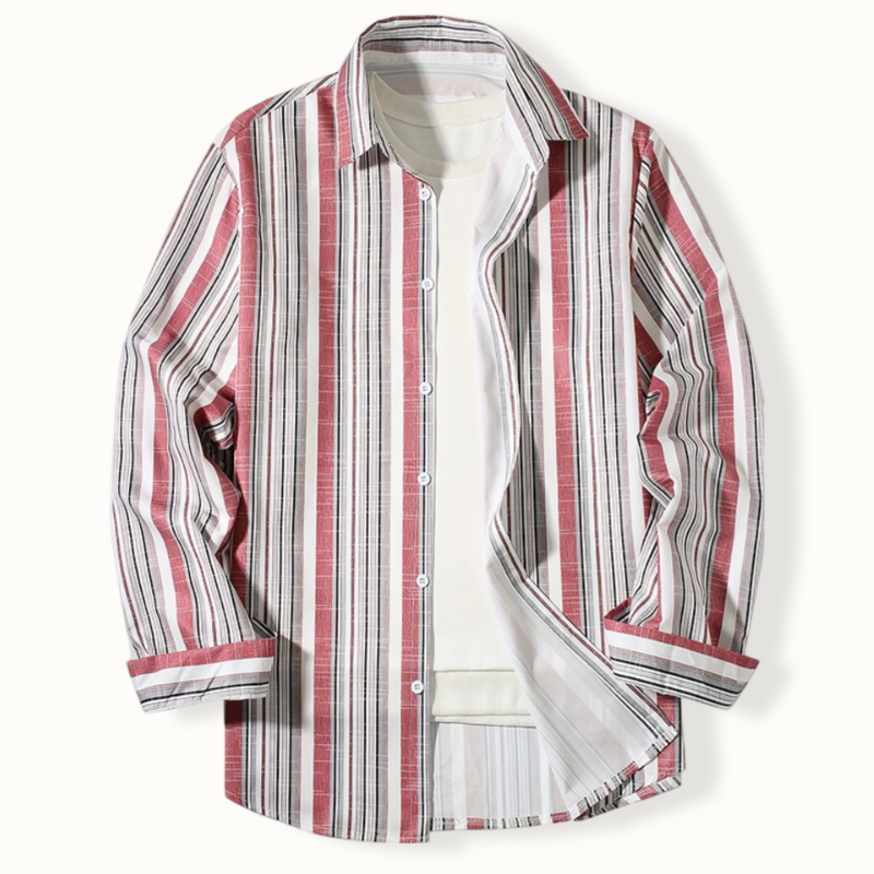 Carlisle Striped Button Up