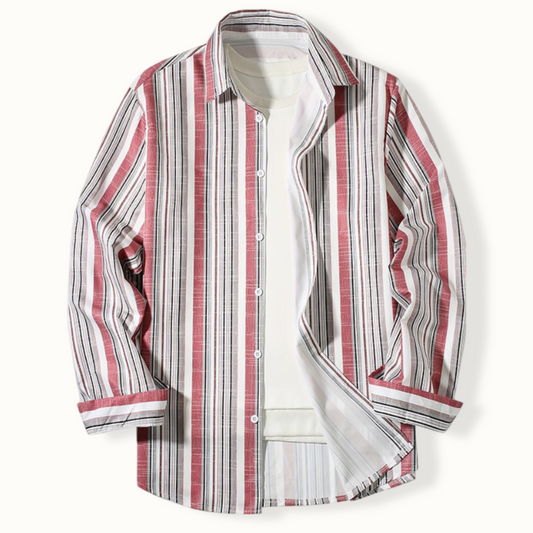 Carlisle Striped Button Up