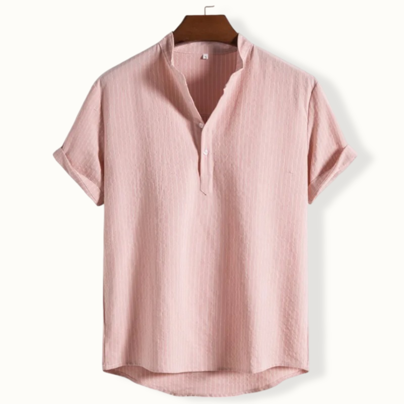 Chichester Striped Linen Polo