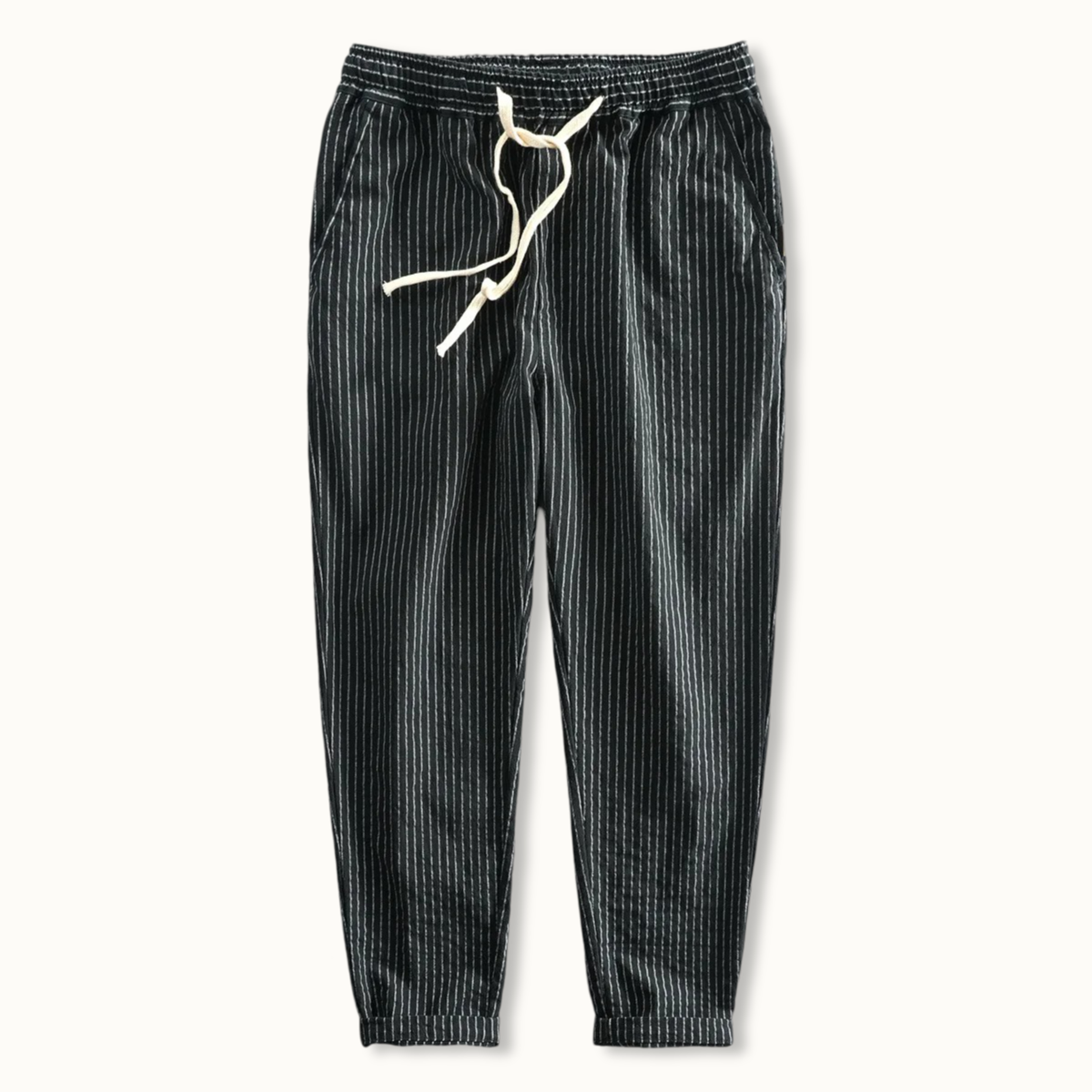 Coastal Stripe Linen Pants