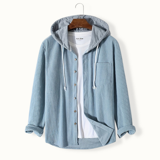 Solterra Button Up Waffle Hoodie