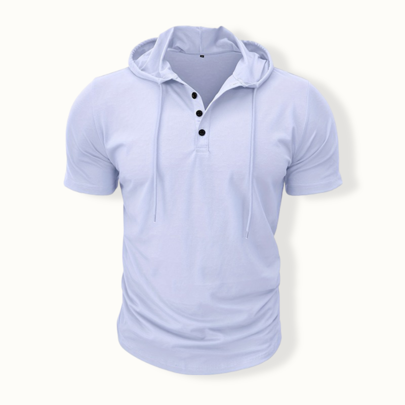 Castries Drawstring Short Sleeve Hoodie