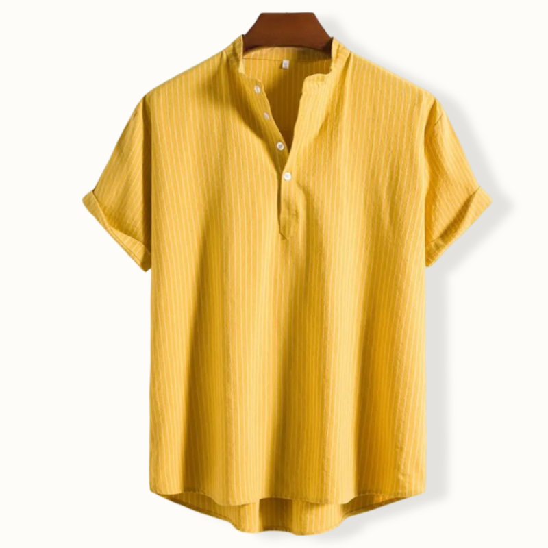 Chichester Striped Linen Polo